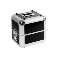 Roadinger record case ALU 50/50, rounded, black