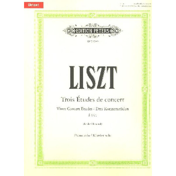 3 Etudes de concert S144