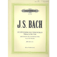 6 Suiten BWV1007-1012 für Cello solo