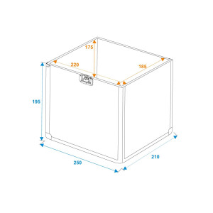 Roadinger Platten-Case SI-1