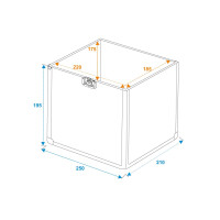Roadinger Platten-Case SI-1