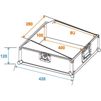 Roadinger mixer case Road MCR-10 slanted, black