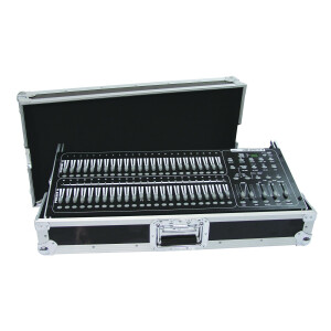 Roadinger mixer case Profi MCB-27, slanted, black, 7U