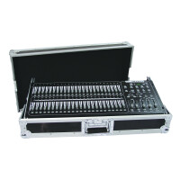 Roadinger mixer case Profi MCB-27, slanted, black, 7U