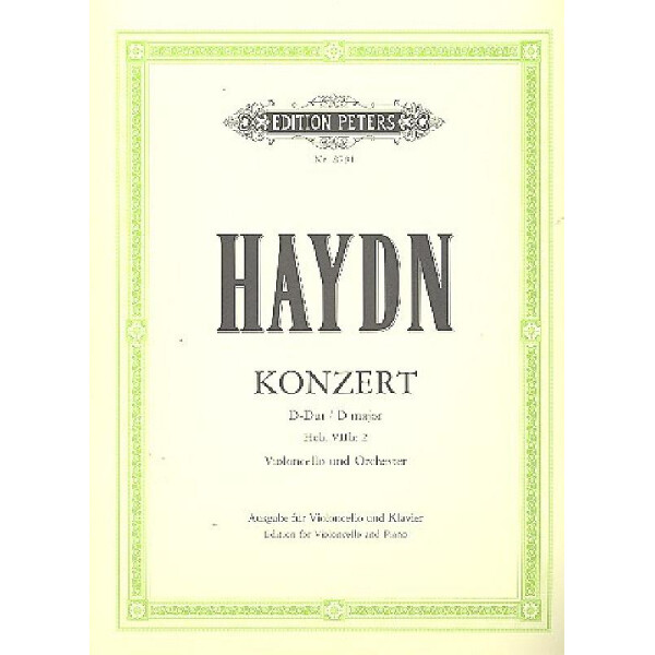 Konzert D-Dur Hob.VIIb:2 für Violoncello und Orchester