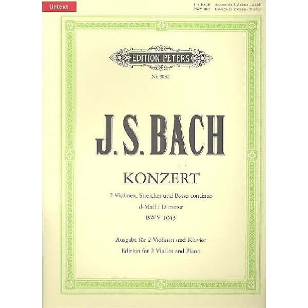 Konzert d-Moll BWV1043 für 2 Violinen und Streichorchester