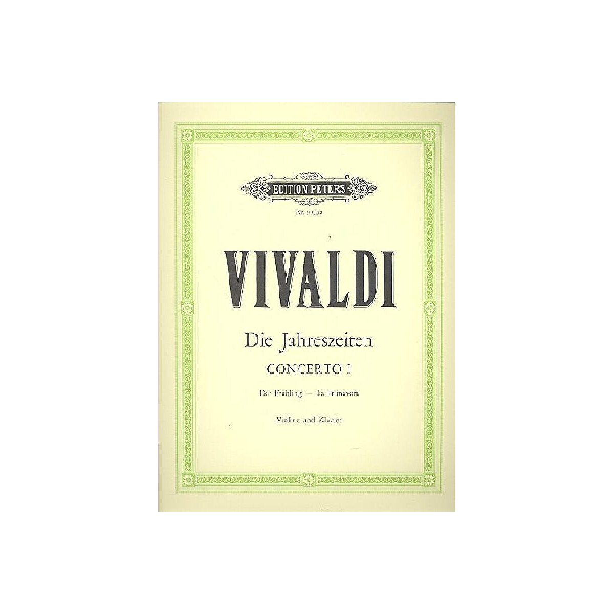 Konzert E-Dur op.8,1 für Violine und Streicher