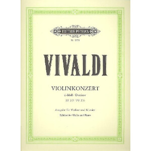 Konzert d-Moll PV276 für Violine und Streicher