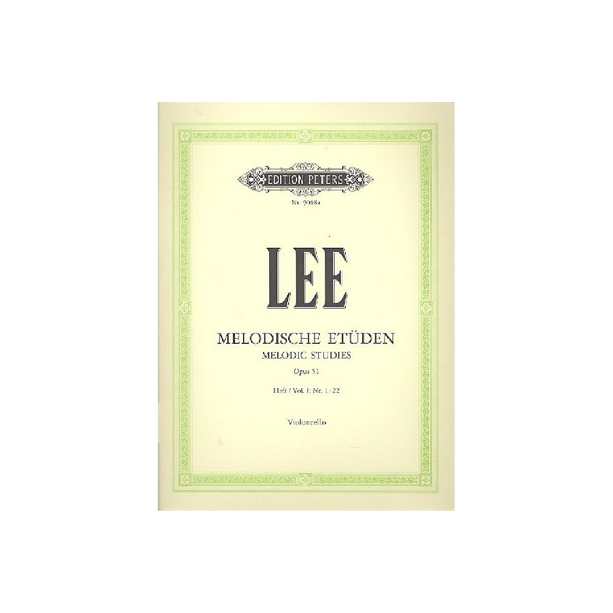 Melodische Etüden op.31 Band 1 (Nr. box