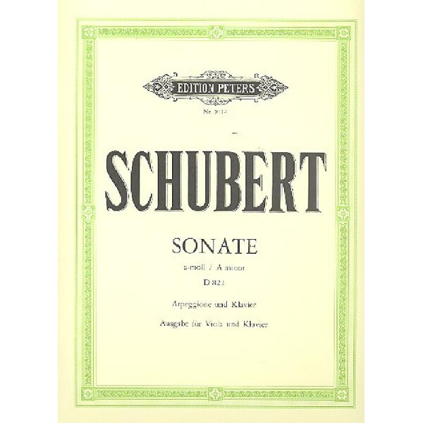 Sonate a-Moll D821 für Arpeggione und Klavier