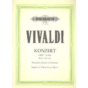 Konzert a-Moll PV35 RV418 für Violoncello und...