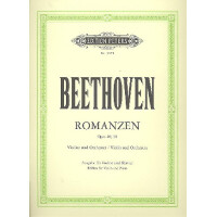 Romanzen op.40 und op.50 für Violine und Orchester