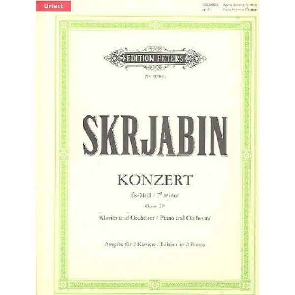 Konzert fis-Moll op.20 für Klavier und Orchester
