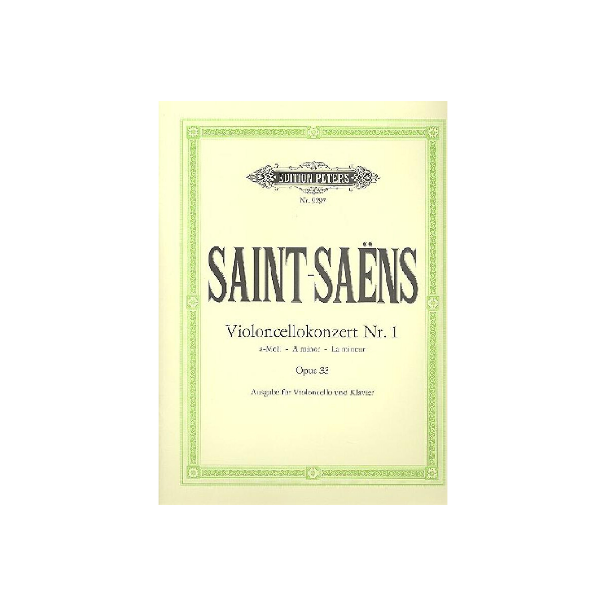 Konzert a-Moll Nr.1 op.33 f&uuml;r Violoncello und...