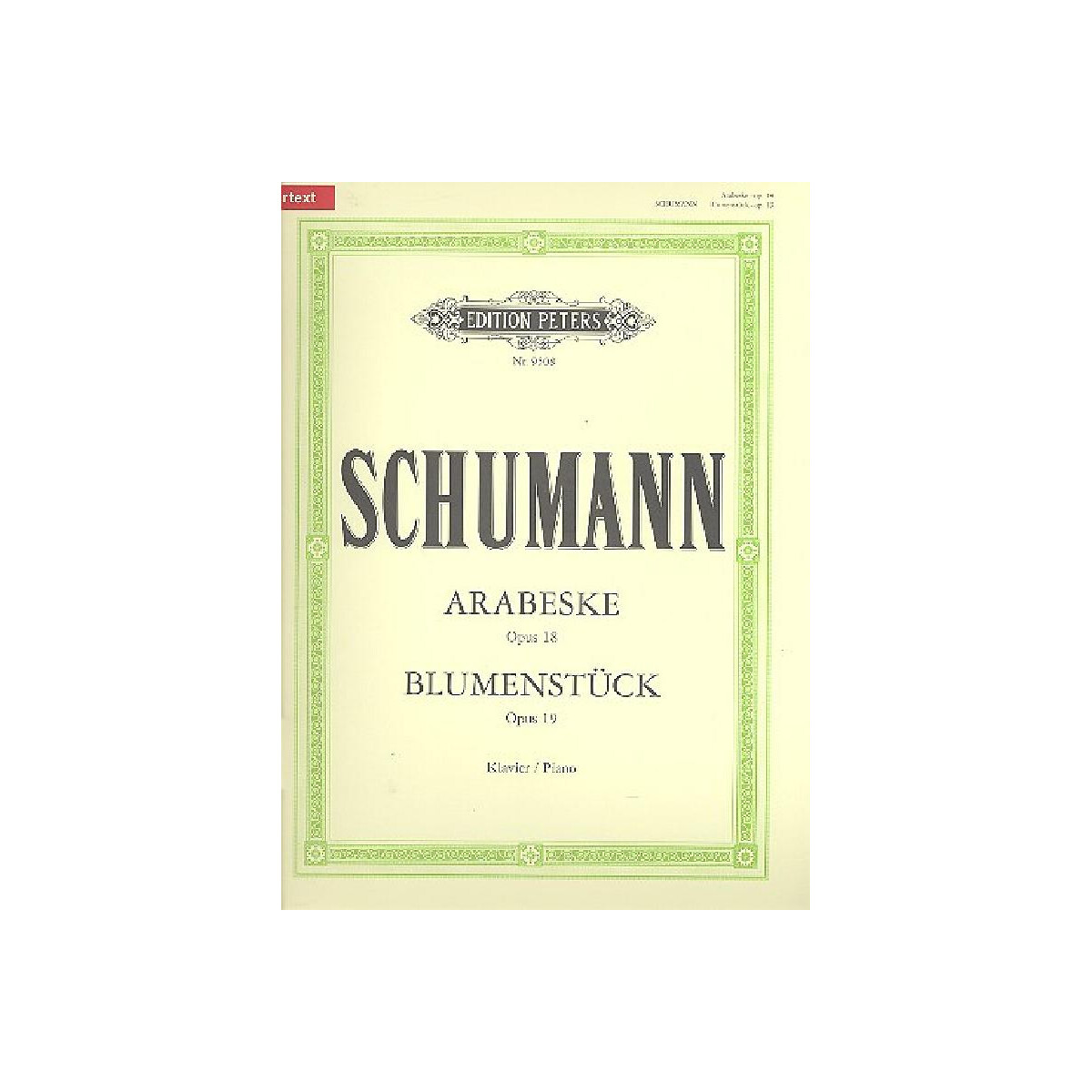 Arabeske op.18 und Blumenstück op.1 box