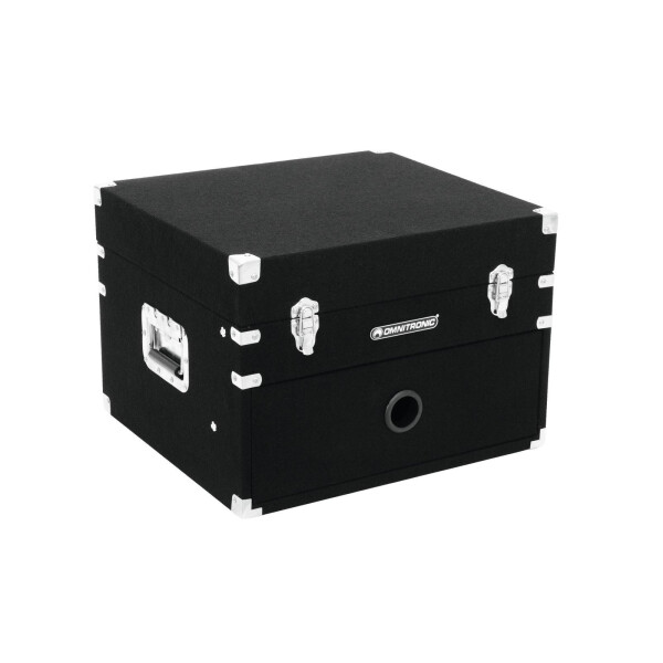 Roadinger Kombi-Case 4HE Textilbezug schwarz