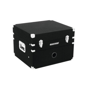 Roadinger Kombi-Case 4HE Textilbezug schwarz