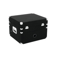 Roadinger Kombi-Case 4HE Textilbezug schwarz