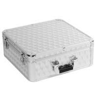 Roadinger CD case ALU polished 100 CDs