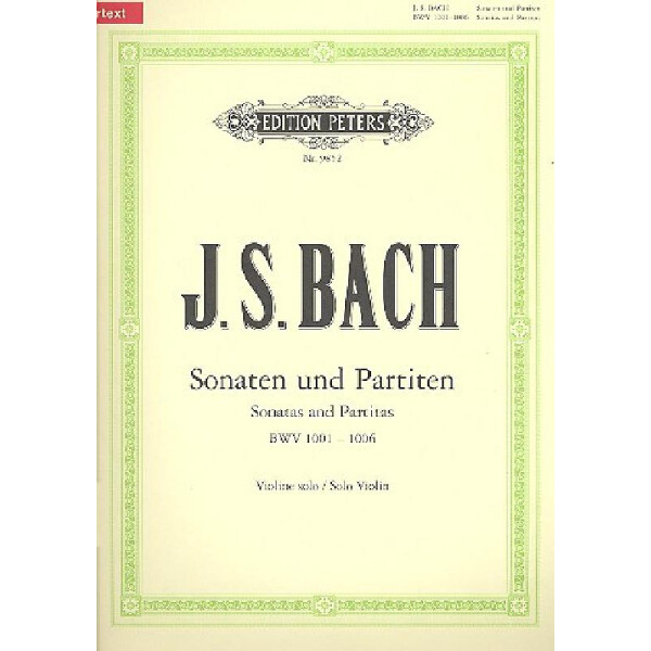 3 Sonaten und 3 Partiten BWV1001-1006