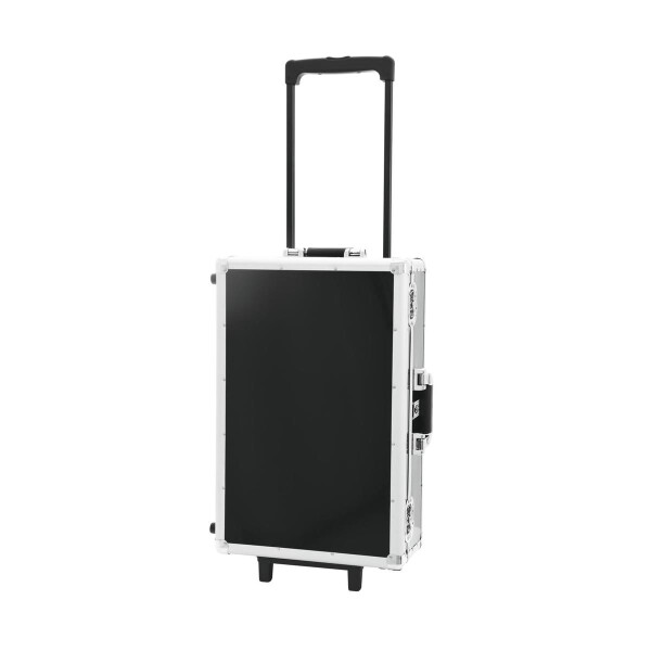 Roadinger CD case black 120 CDs with trolley