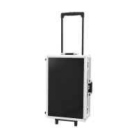 Roadinger CD case black 120 CDs with trolley