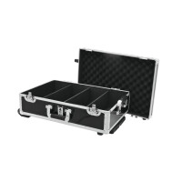 Roadinger CD case black 120 CDs with trolley