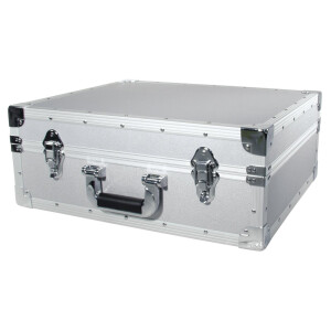 Roadinger Plattenspieler-Case silber -S-