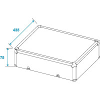 Roadinger Plattenspieler-Case silber -S-