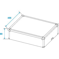 Roadinger record player case Tour Pro black -B-