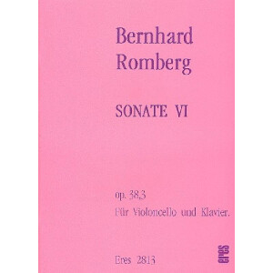Sonate B-Dur op.38,3 f&uuml;r