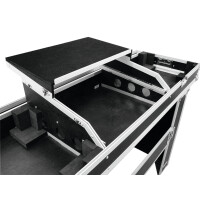 Roadinger console Road table 2xTT with laptop shelf