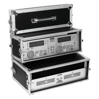 Roadinger Doppel-CD-Player-Case Tour Pro 3HE sw