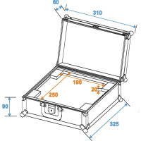 Roadinger Case für Tablets bis 190x245x20mm