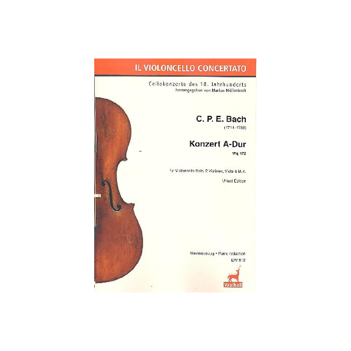 Konzert A-Dur Wq172 für Violoncello box