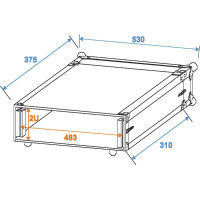 Roadinger Flightcase wireless microphone systems