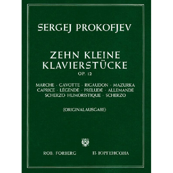 10 kleine Klavierstücke op.12