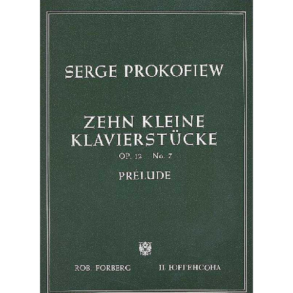 Prélude op.12,7 für Klavier