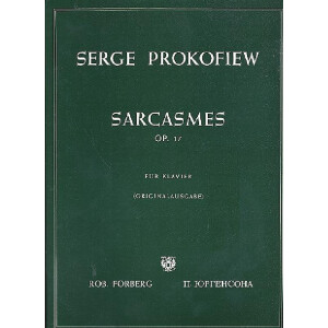 Sarcasmes op.17 f&uuml;r Klavier