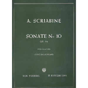 Sonate Nr.10 op.70 f&uuml;r Klavier