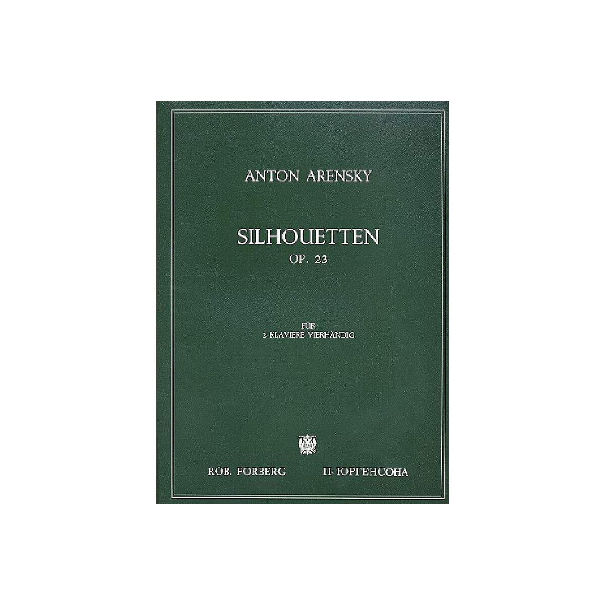 Silhouetten op.23 für 2 Klaviere