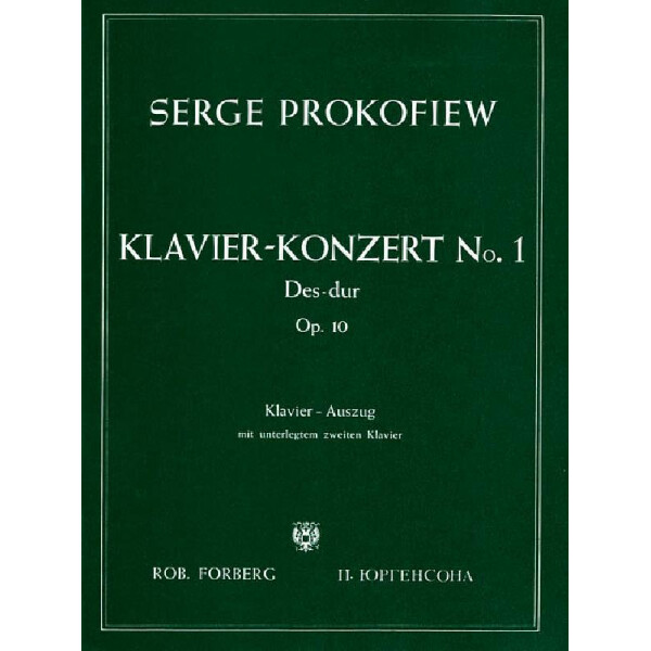 Konzert Des-Dur Nr.1 op.10 für