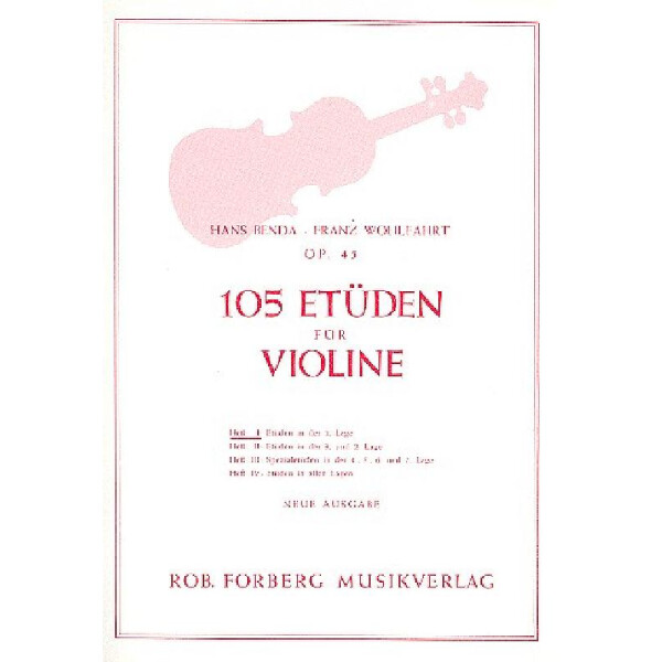 105 Etüden op.45 Band 1 (Nr.1-36)