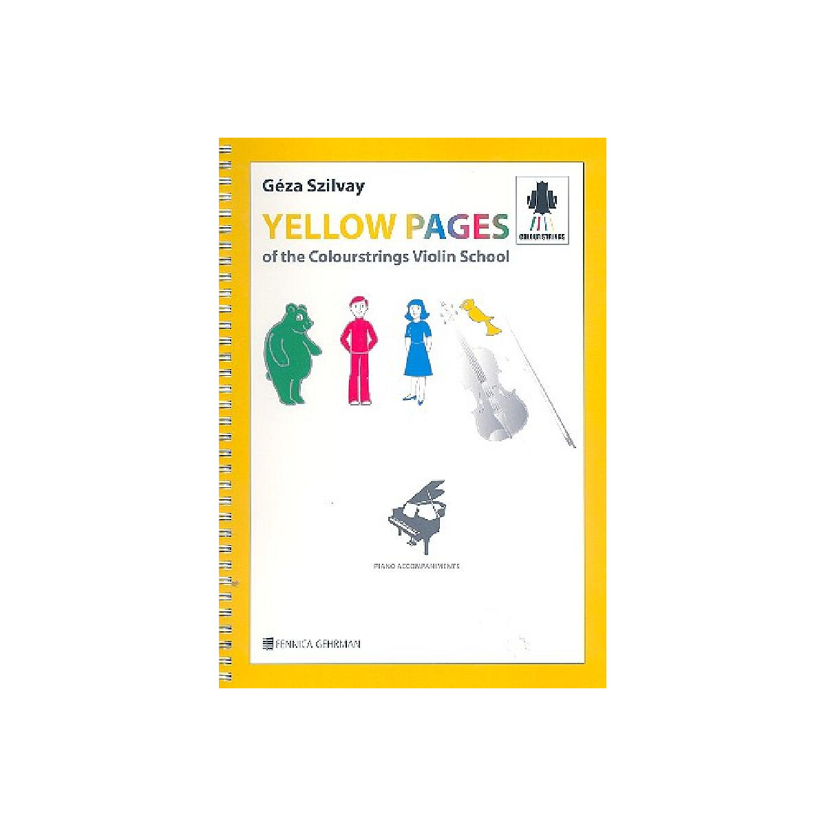 Colour Strings Yellow Pages for Violin box