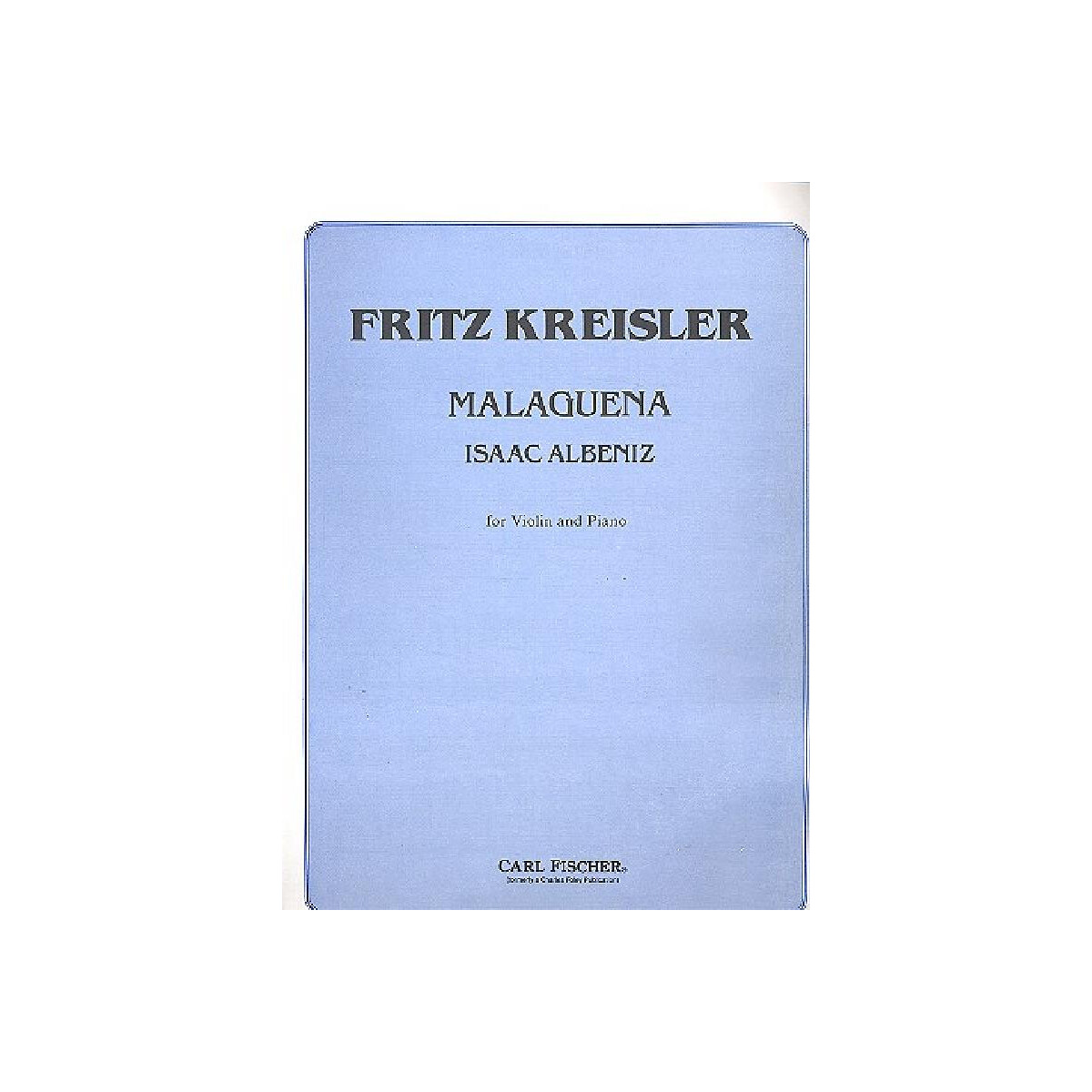 Malaguena for violin and piano box