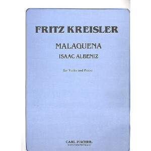 Malaguena for violin and piano
