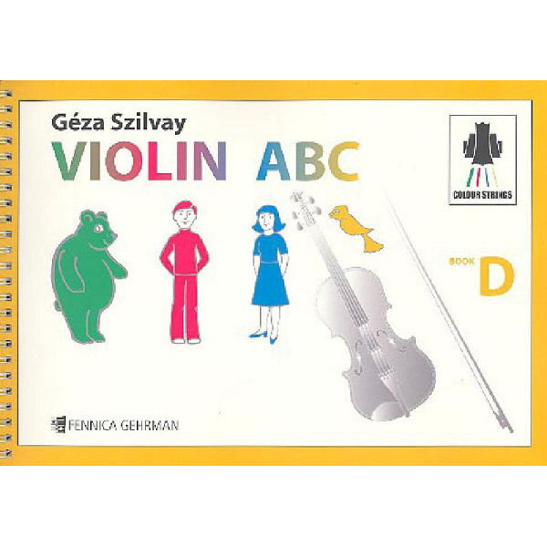 Colour Strings Violin ABC Book D