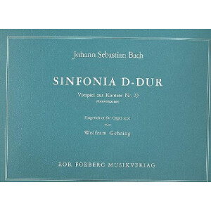 Sinfonia D-Dur Vorspiel zur