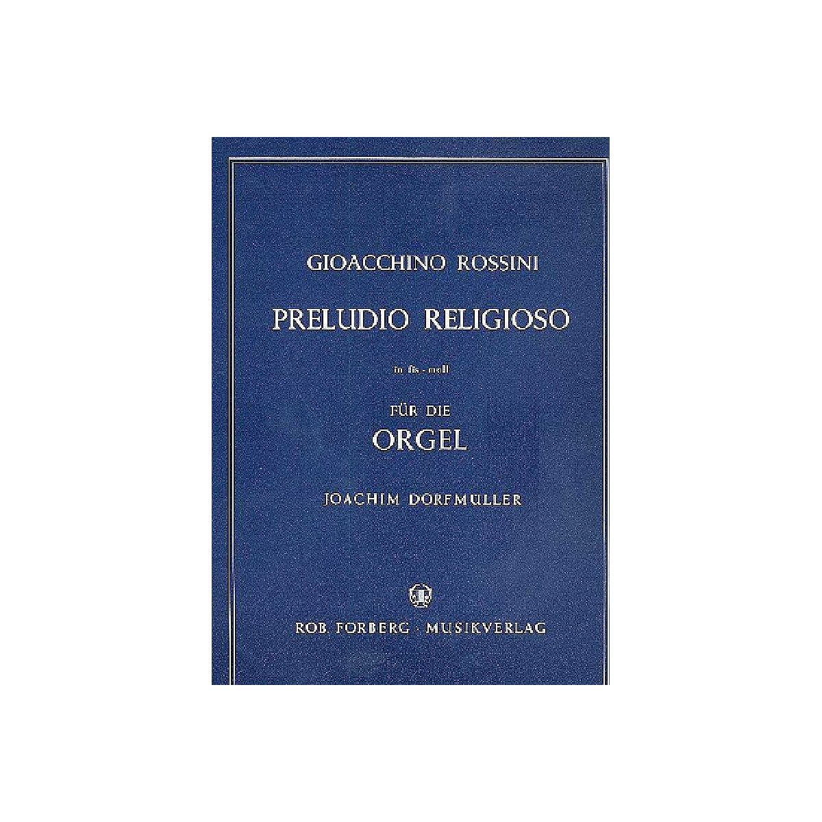 Preludio religioso fis-Moll für Orgel