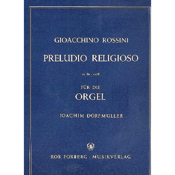 Preludio religioso fis-Moll für Orgel